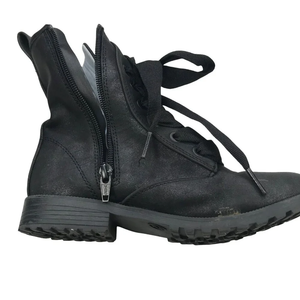Cat And Jack Girls Sparkle Sequins Boots Size 2 Black New Without Tags